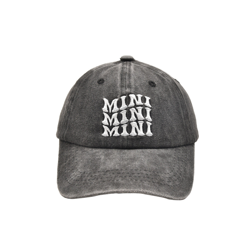 Wholesale Cotton Parent-child Three-row Letter MAMA MINI Baseball Cap